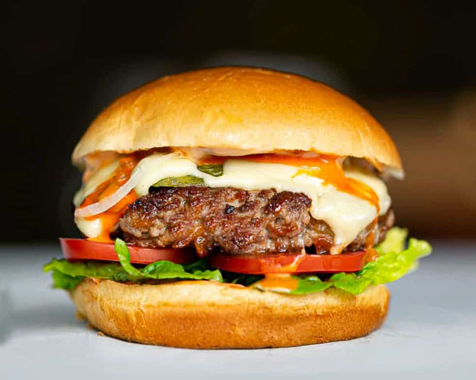 Crispy Onion Beef Burger