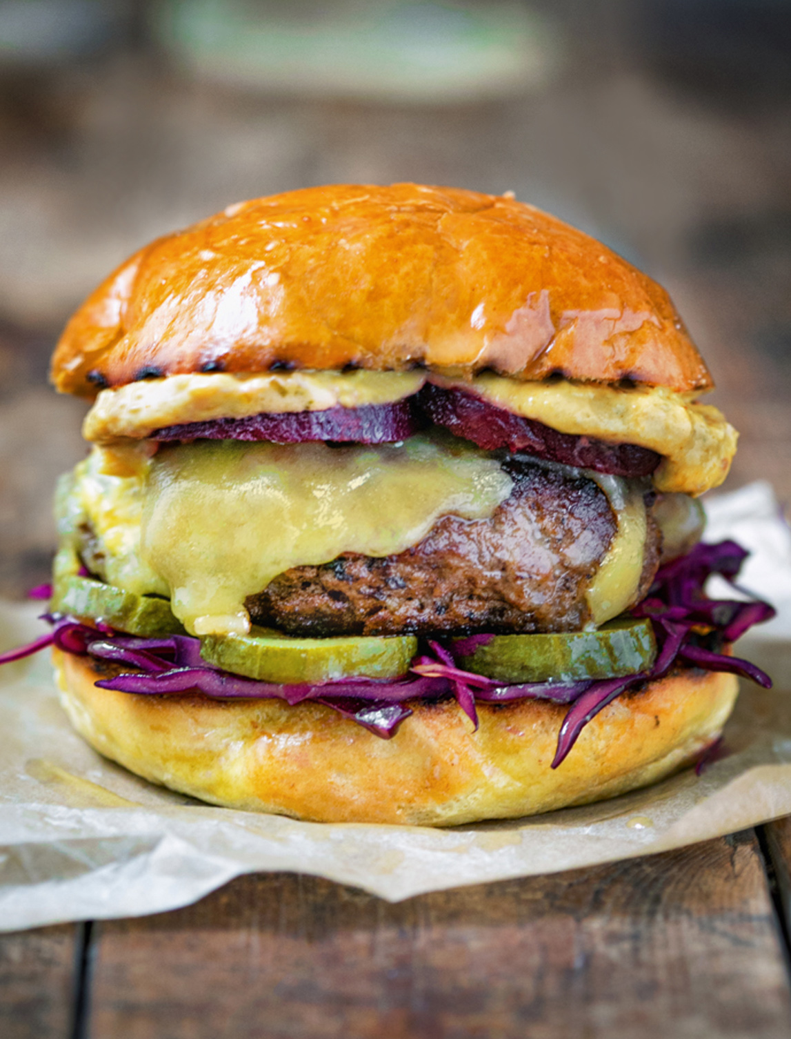 Beetroot Beef Burger