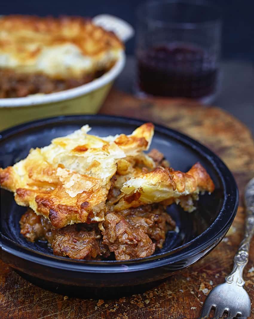 Beef Guinness Oyster Pie 