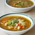 Chicken Pesto Soup