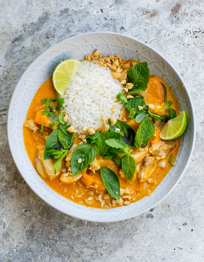 Chicken Pumpkin Thai Red Curry