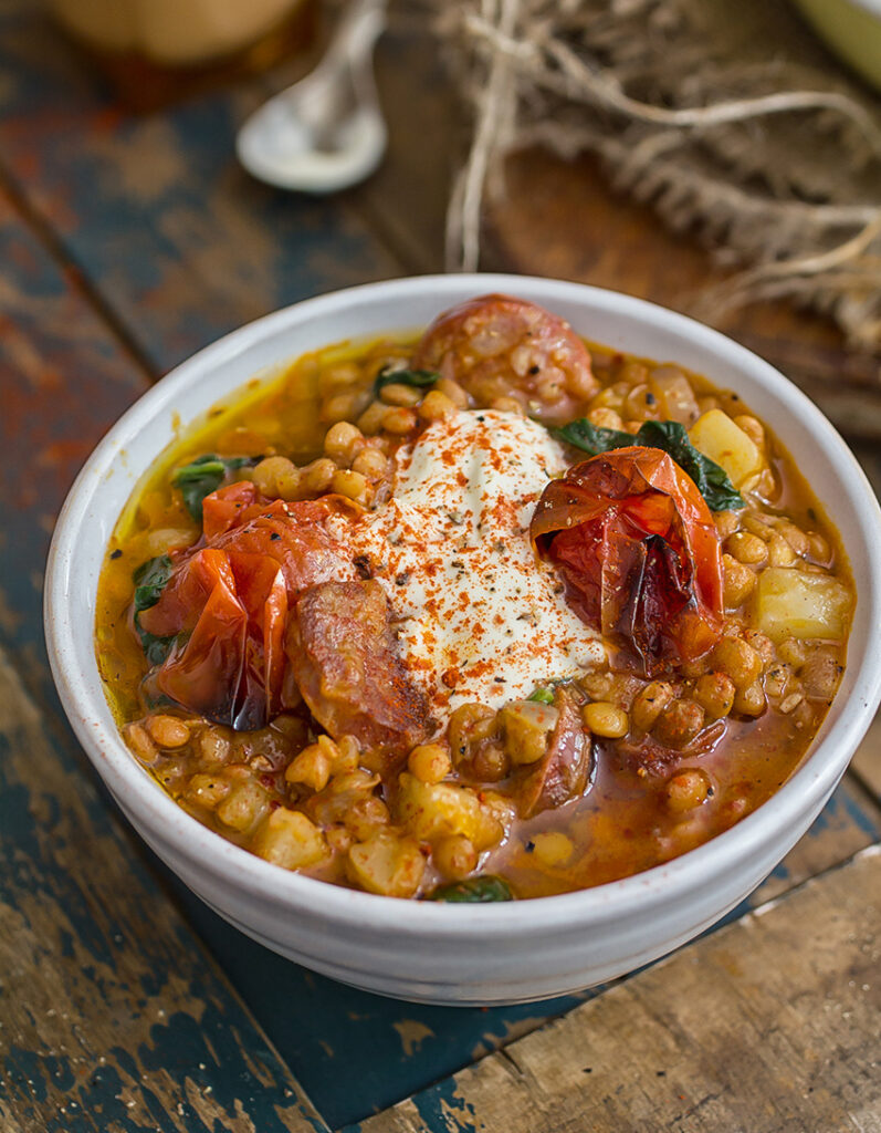 Chorizo and Lentil Stew