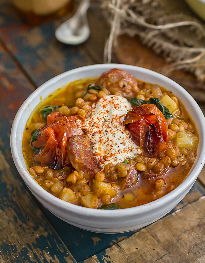 Chorizo and Lentil Stew