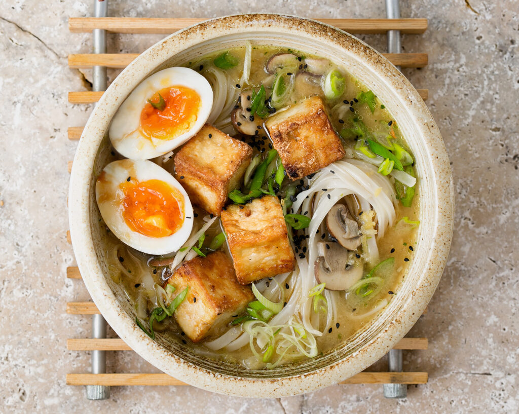 Crispy Tofu Miso Soup Recipe