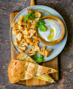 Harissa Roasted Cauliflower Toast