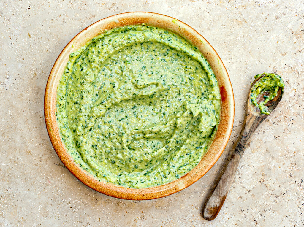 Charred Green Feta Sauce