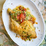 Roast Chicken and Green Feta Sauce Recipe