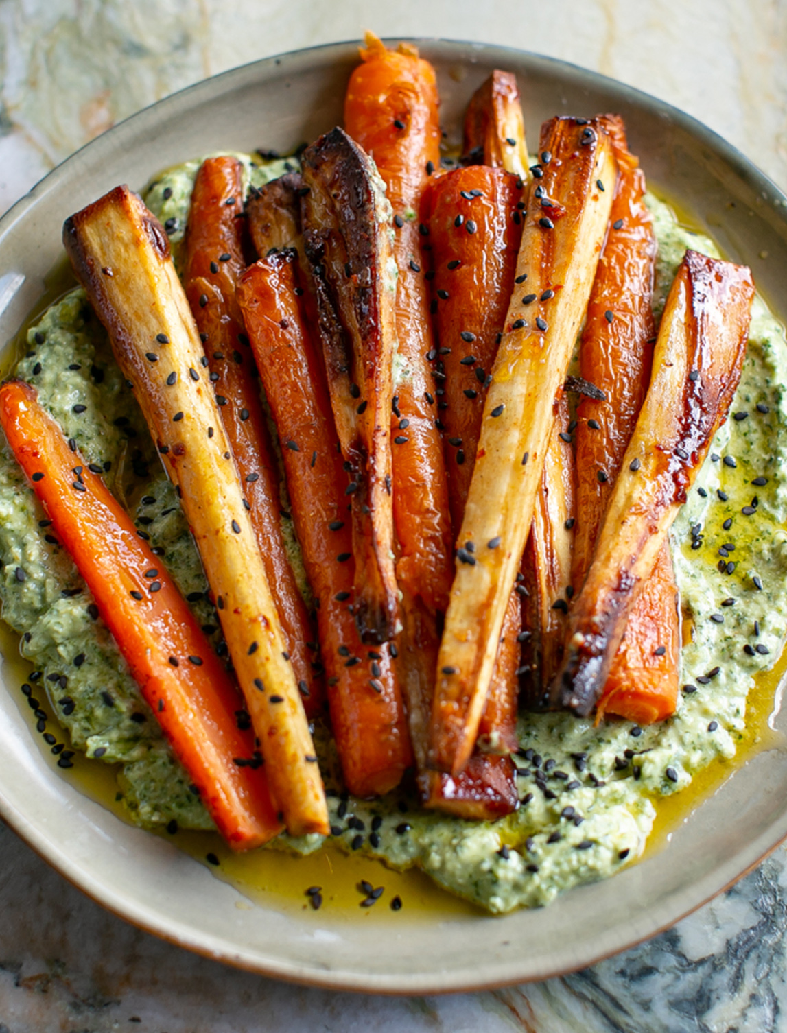 Harissa Honey Glazed Roasted Vege Recipe
