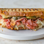 Spicy Reuben Sandwich with Chilli Mayo