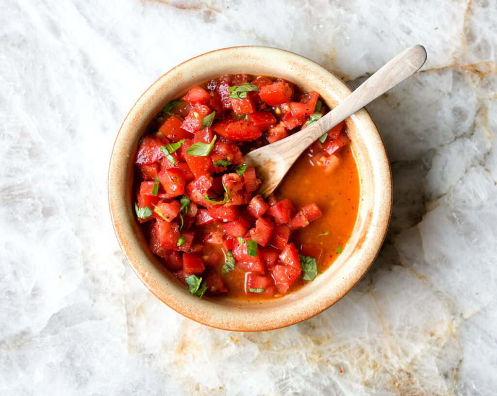 Sumac Orange Tomato Salsa Recipe