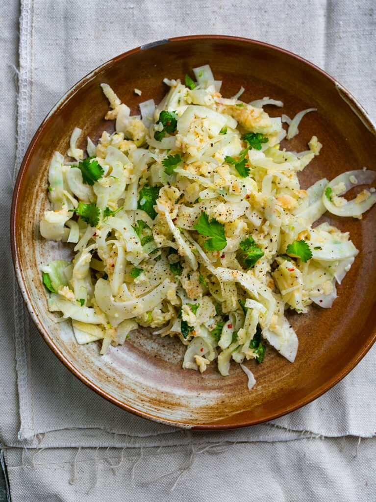 Fennel Celery Apple and Coriander Salad