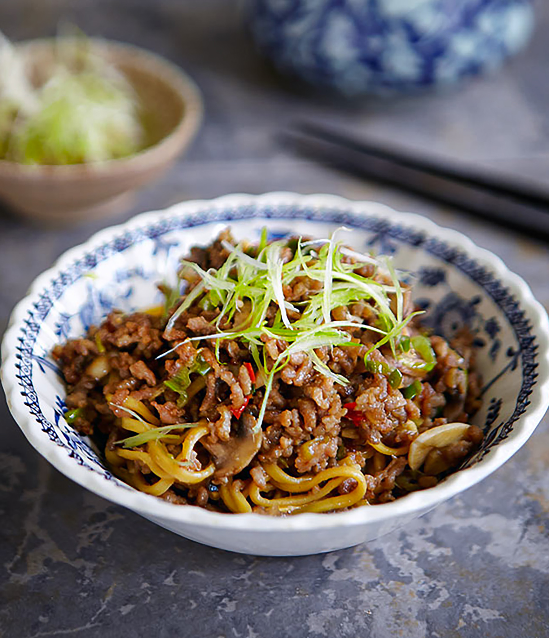 Miso Ginger Pork Noodles