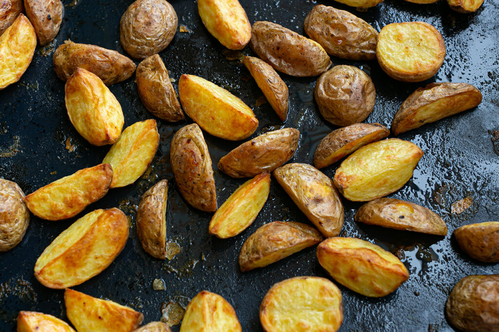 Crispy Dipped Potato Wedges Recipe