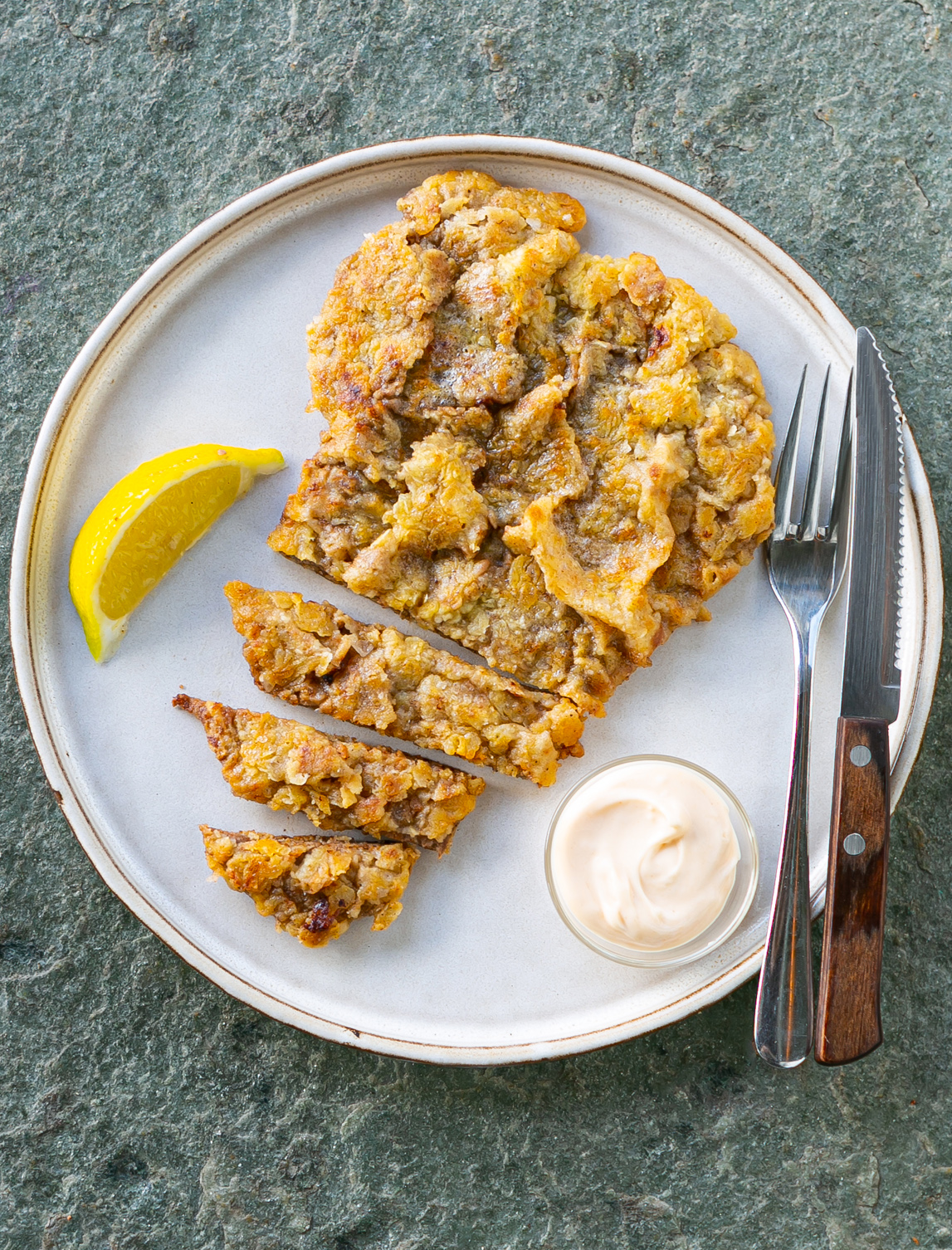 Chicken Fried Steak with Hot Sauce Aioli