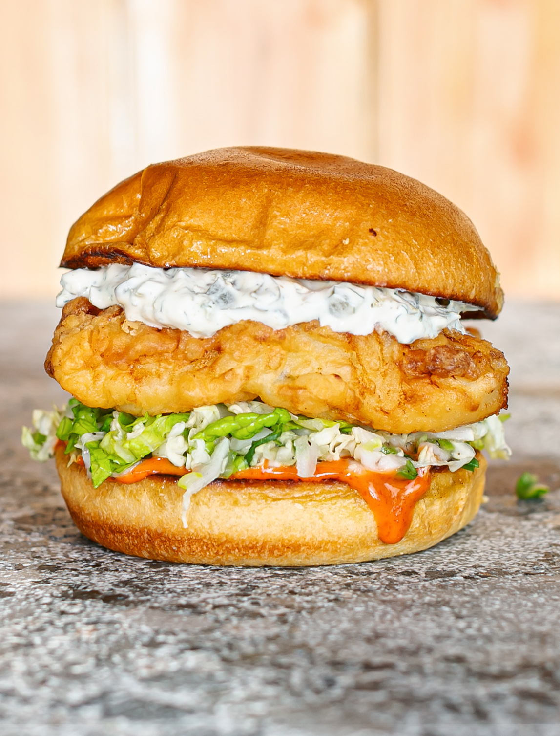 Fish Banger Burger