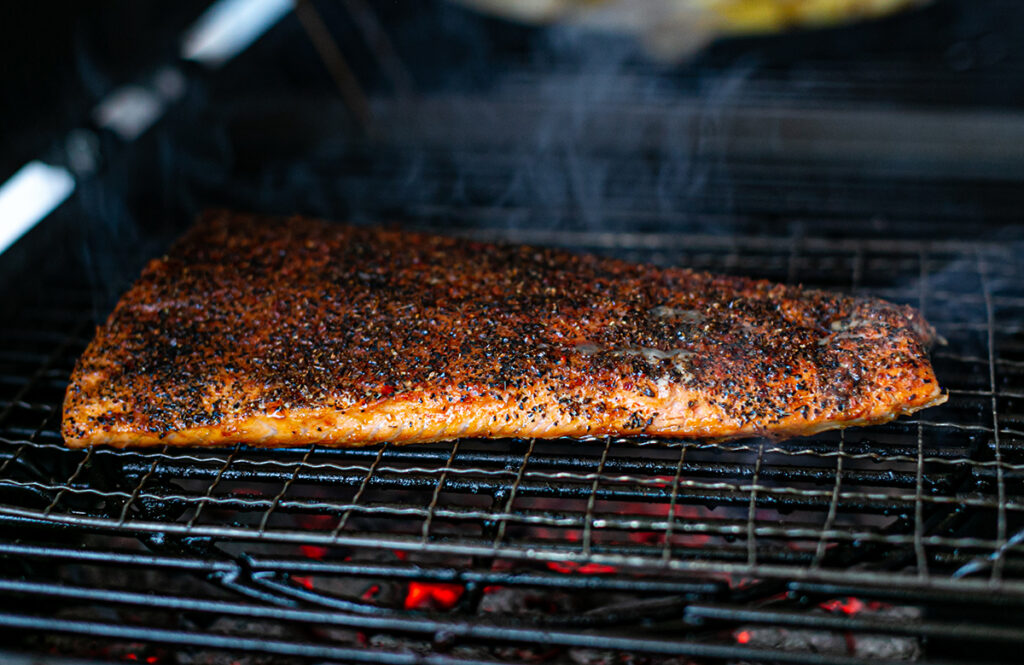 BBQ Spice Rubbed Salmon Recipe