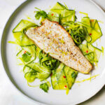 Lemon Sea Bass with Vietnamese Green Salad