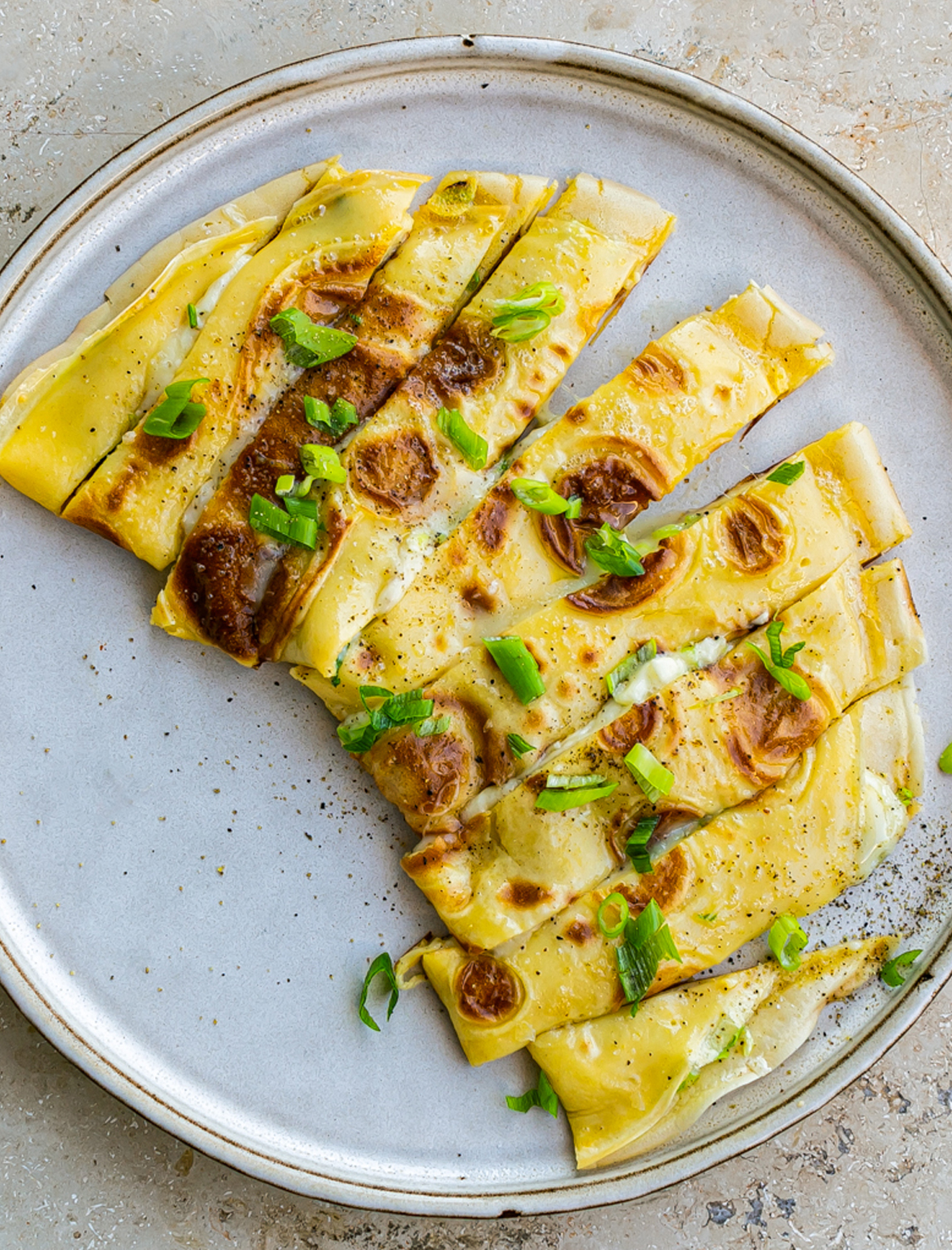 Fluffy Cheese Egg Pancake