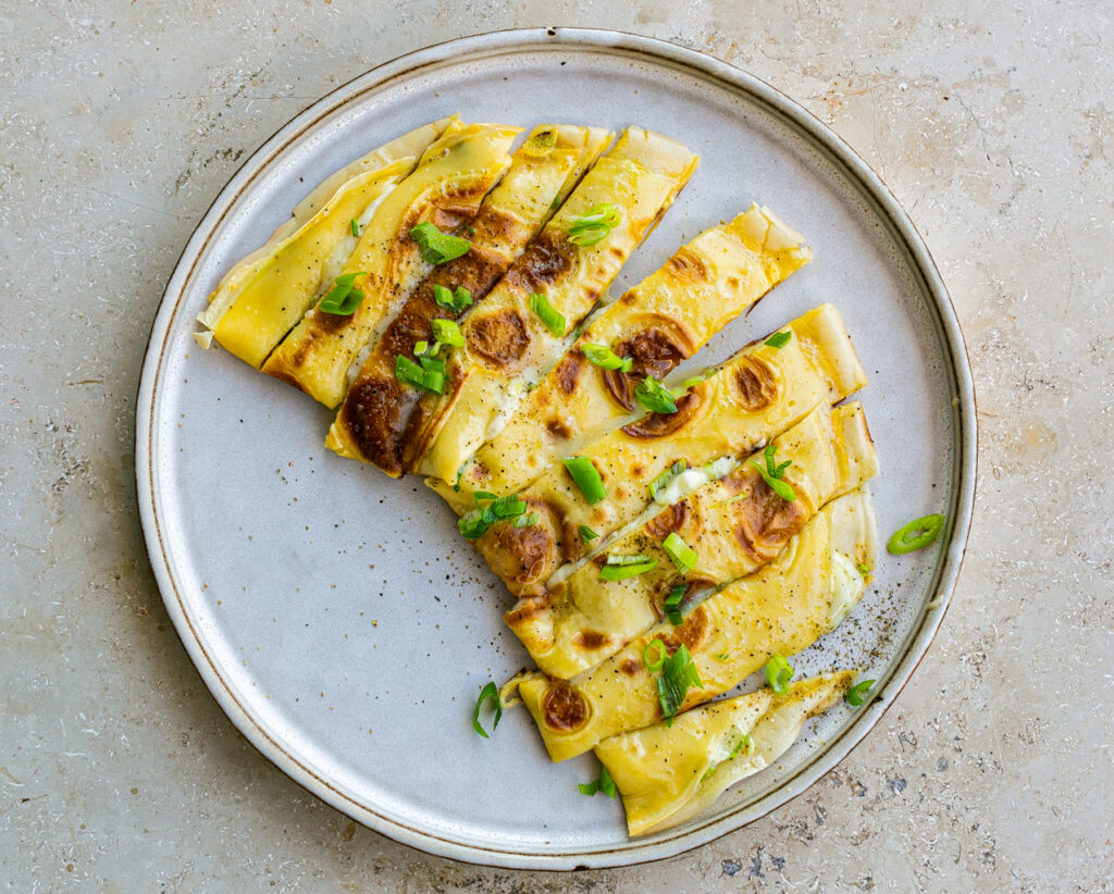 Fluffy Cheese Egg Pancake Recipe