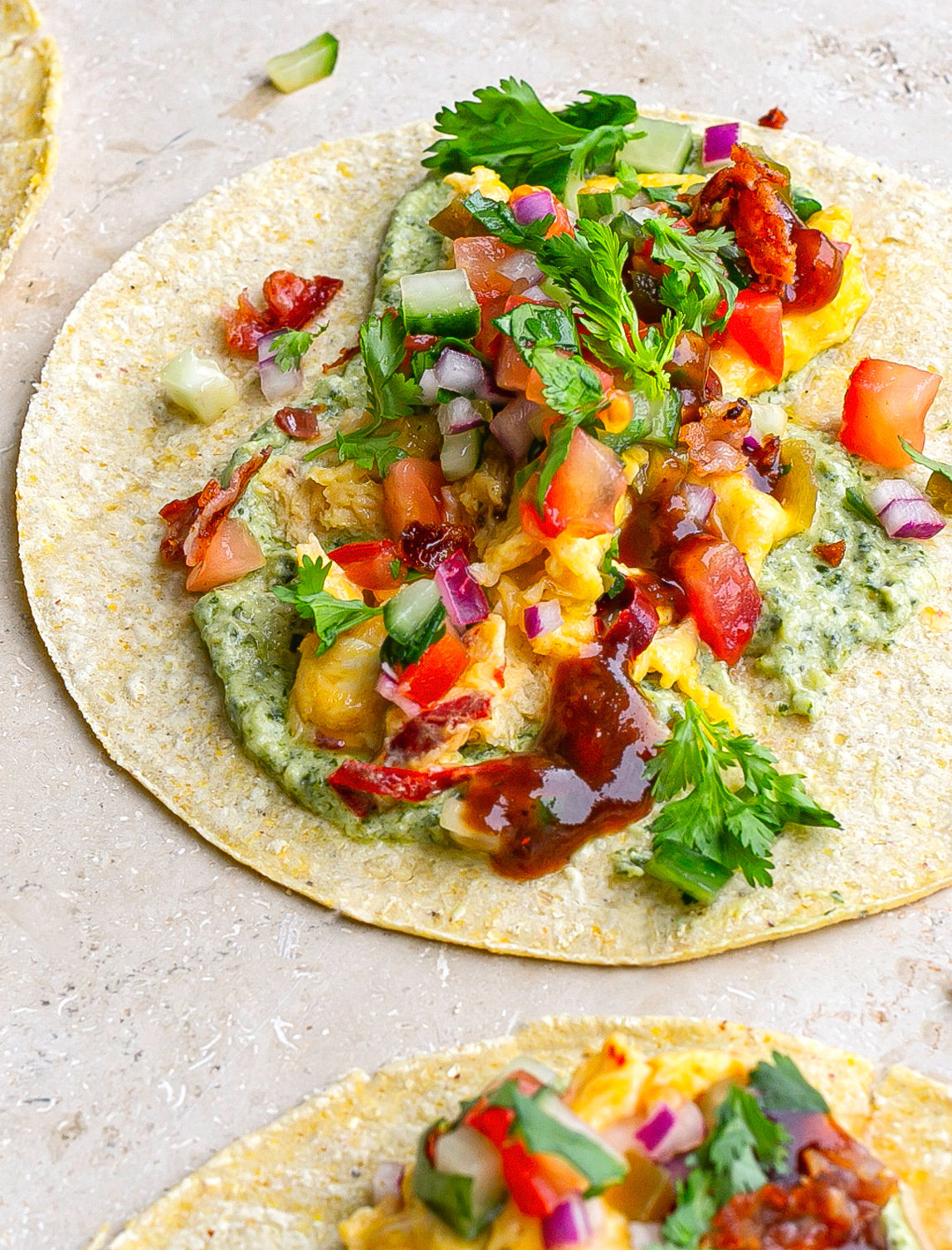 Breakfast Egg Tortillas