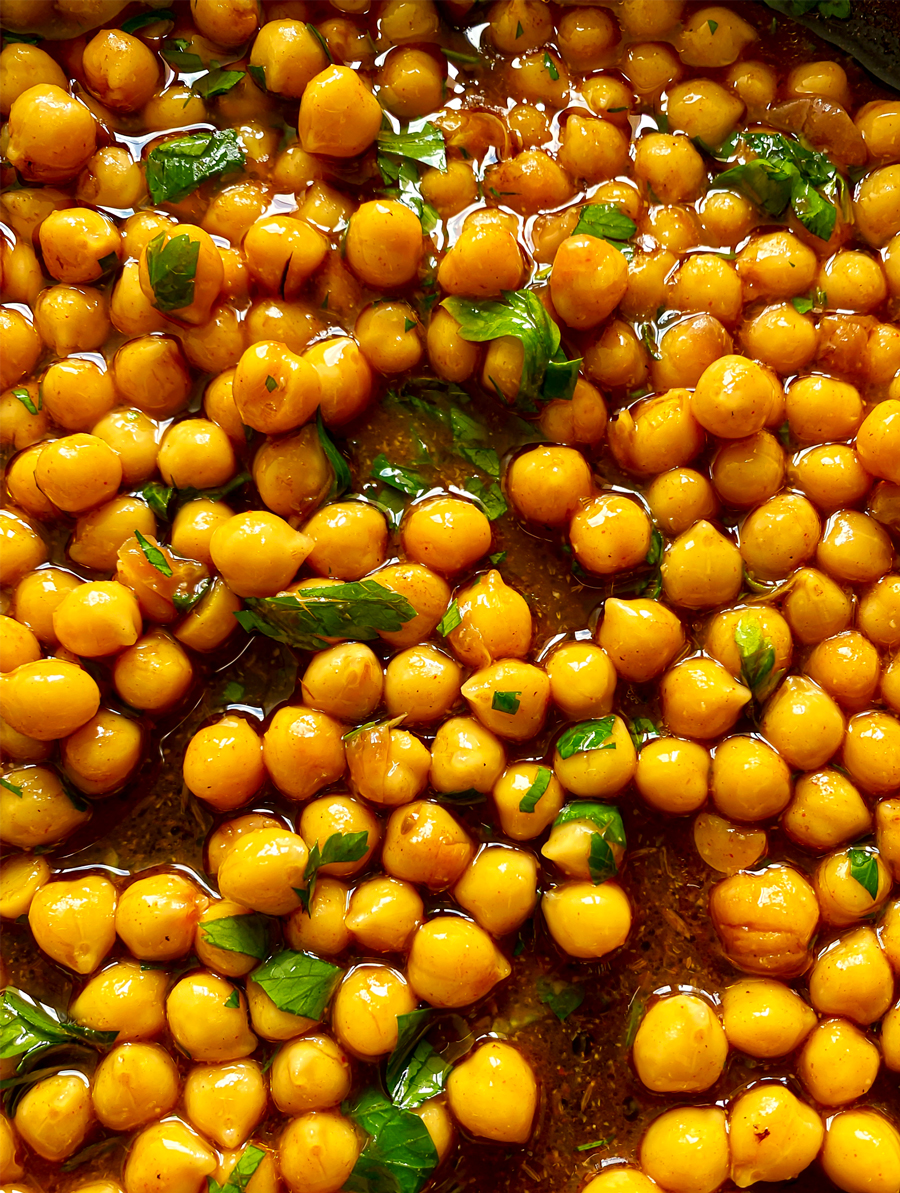 5 Minute Spiced Chickpeas
