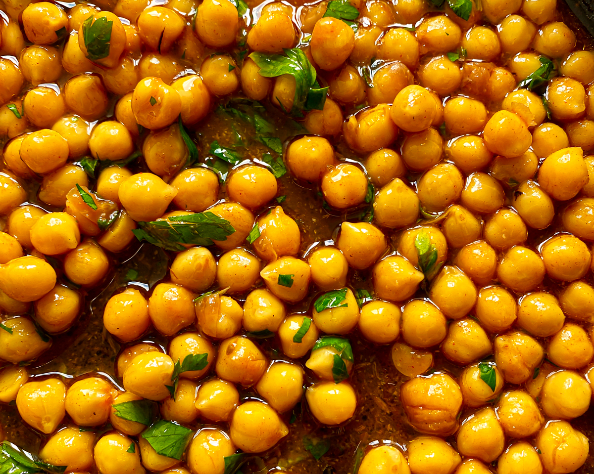5 minute Spiced Chickpeas Recipe