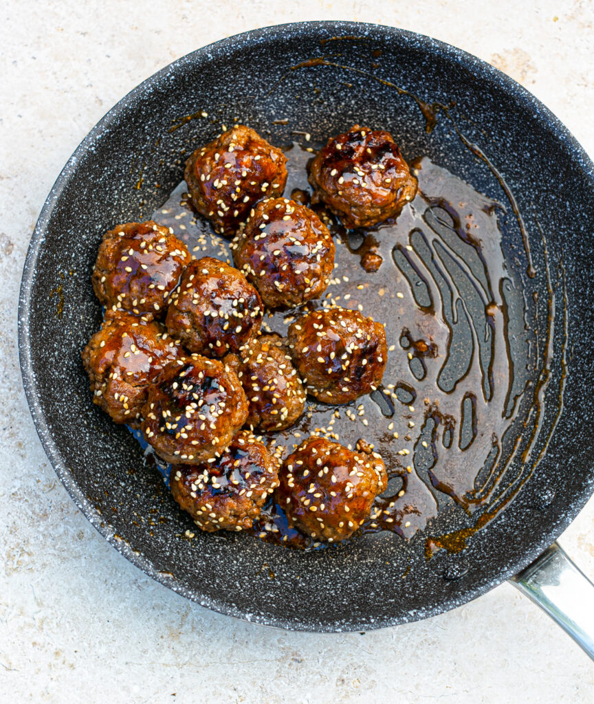 Sticky Soy Glazed Meatballs