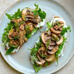Creamy Mushroom Dill Toast