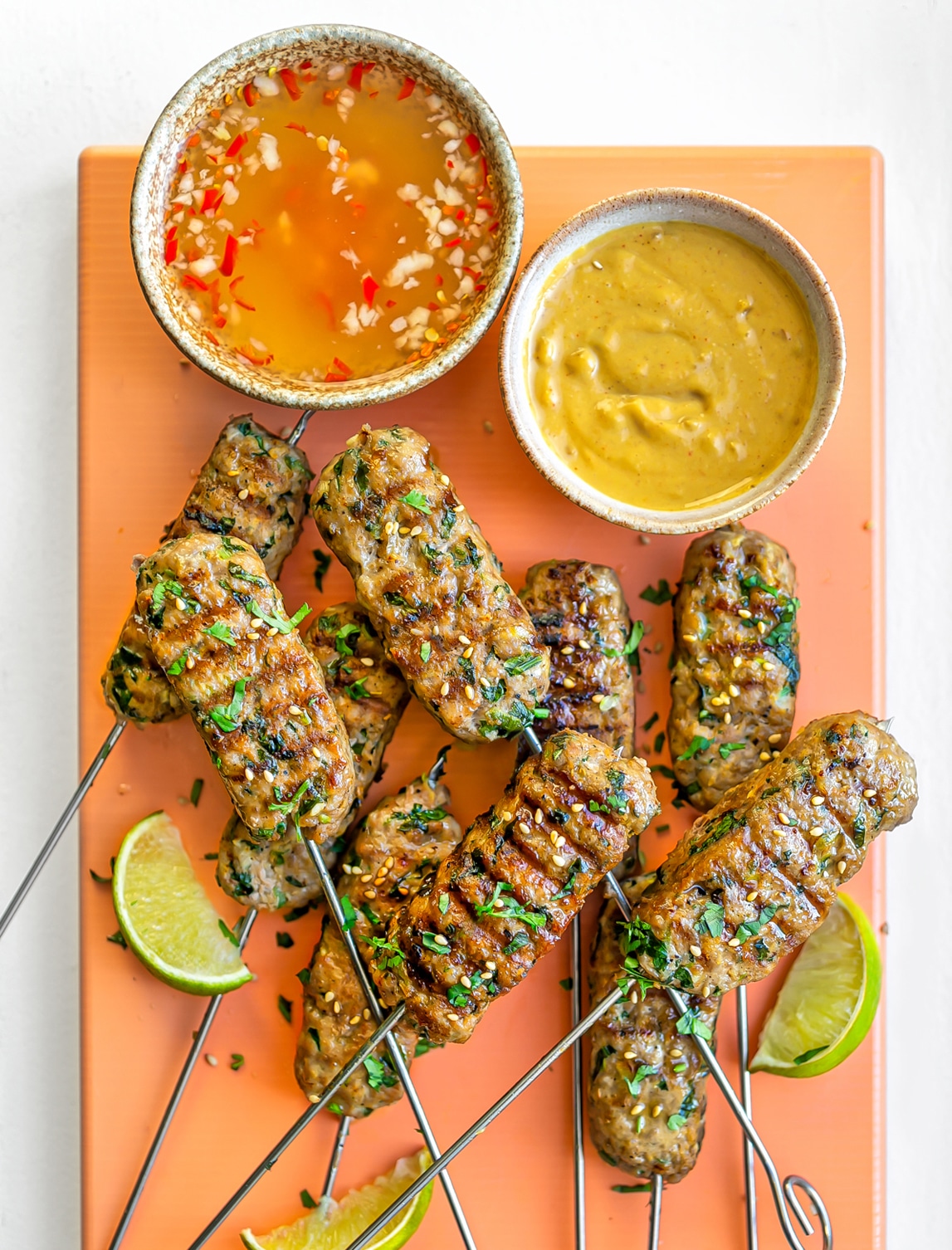 Vietnamese Pork Skewers with Nuoc Cham