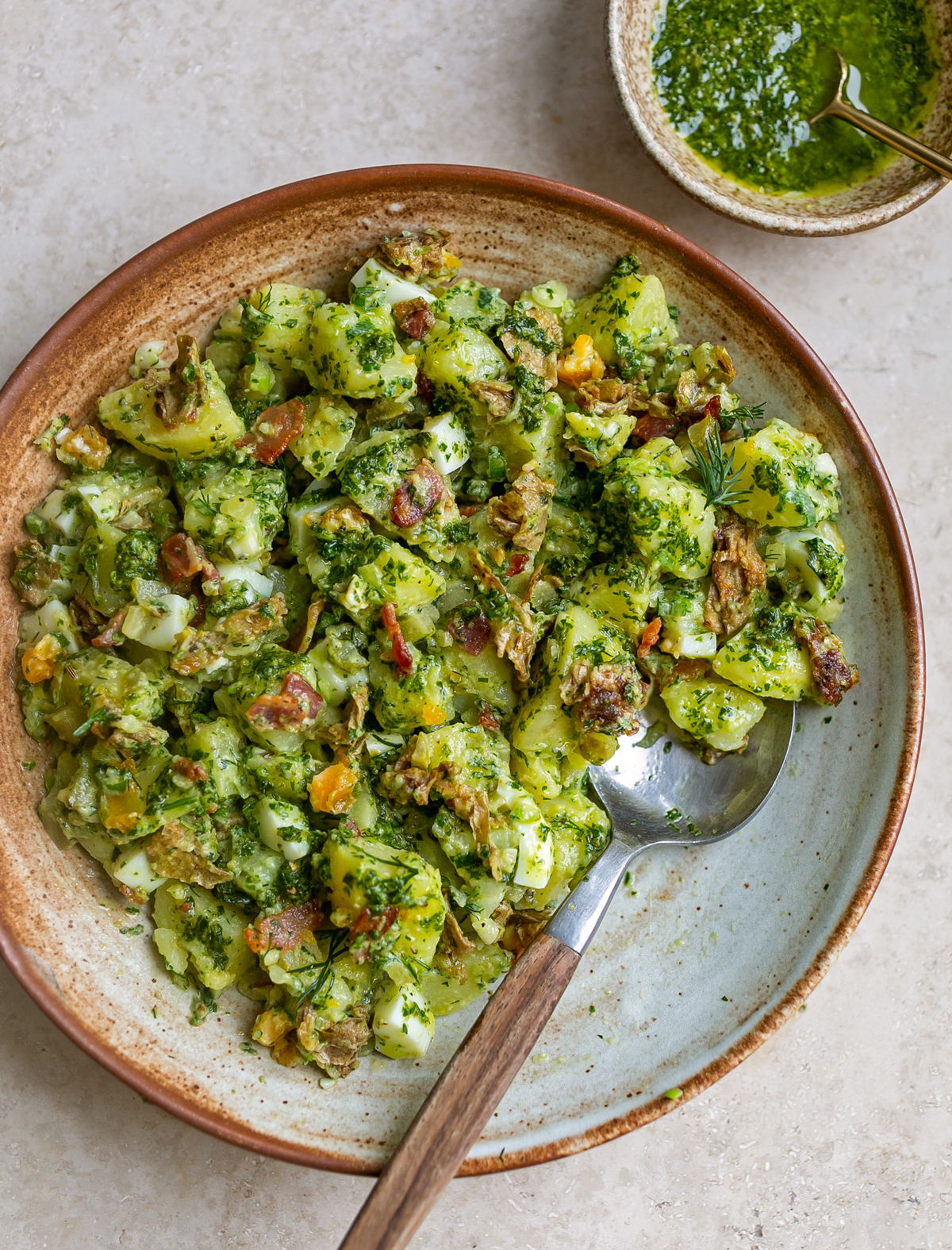 Potato Salad with Green Goddess Sauce