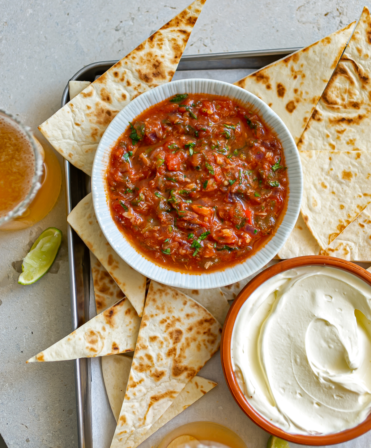 Roasted Garlic Jalapeño Tomato Salsa
