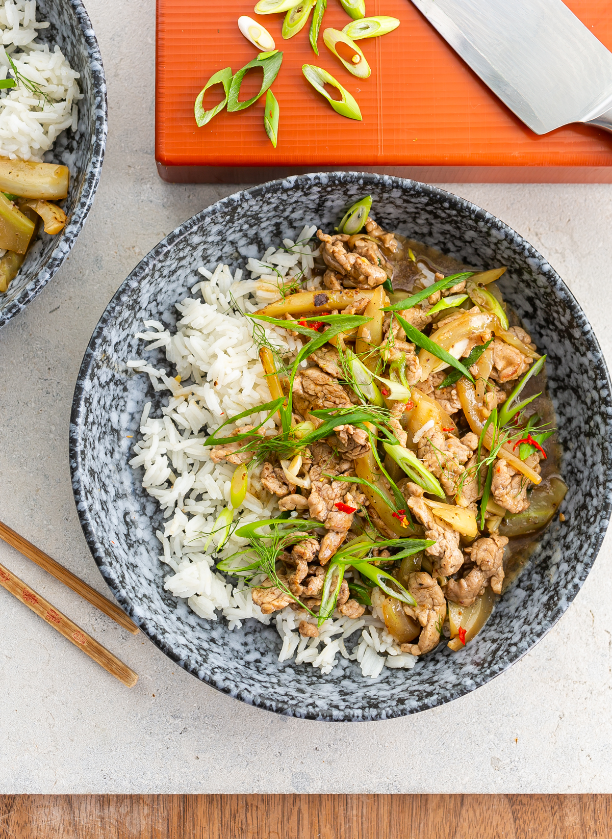 Pork and Fennel Stir-Fry