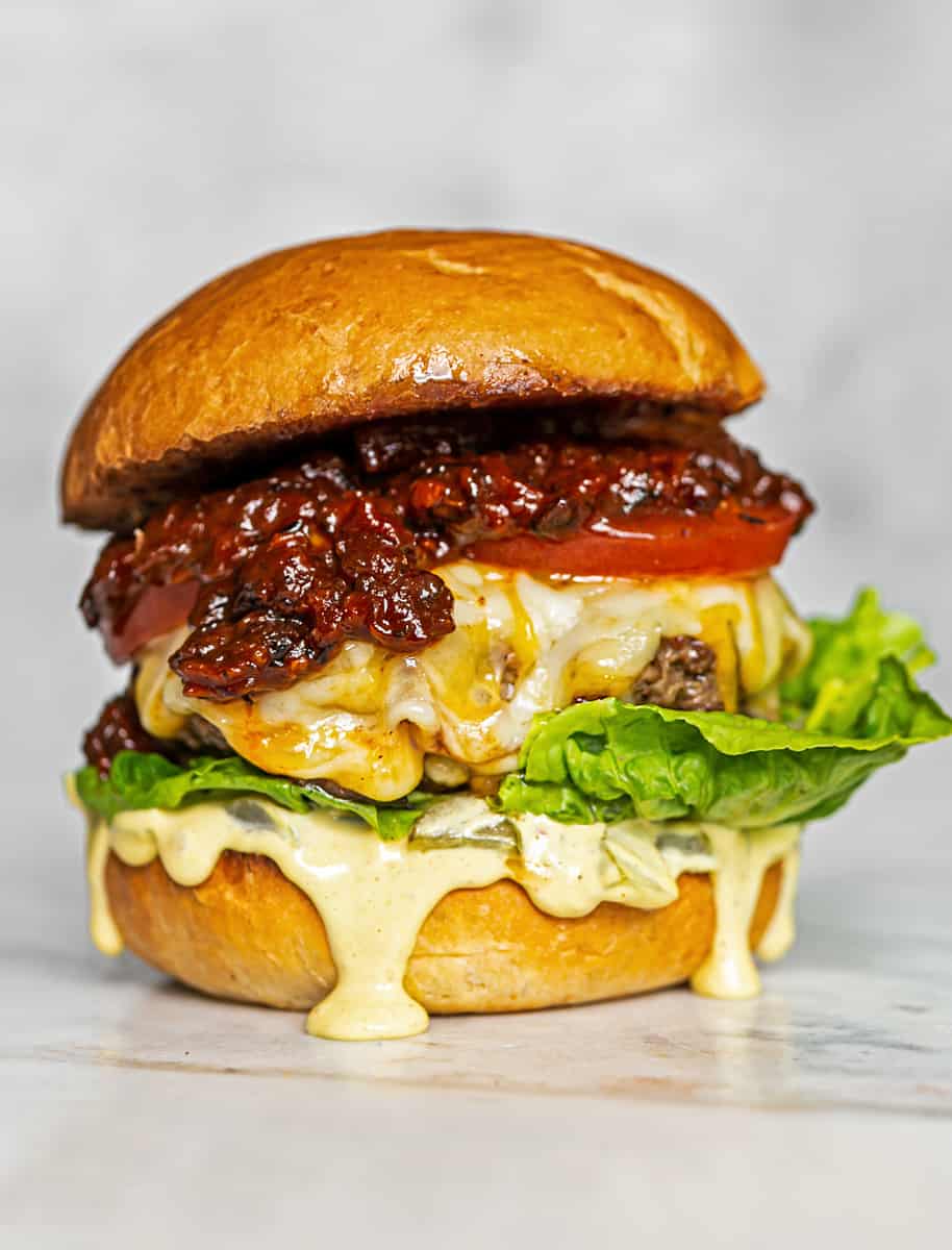 Bacon Jam Cheeseburger