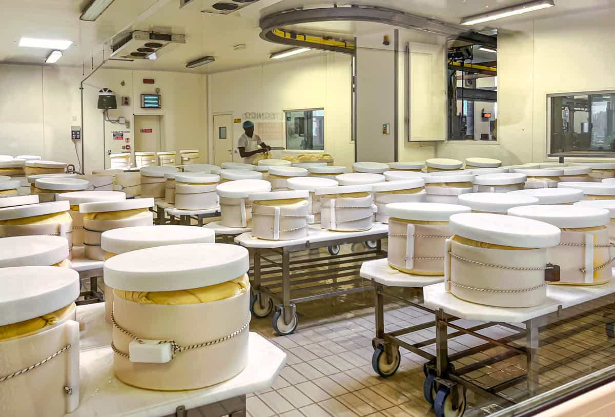 Parmigiano Reggiano Production Modena Italy