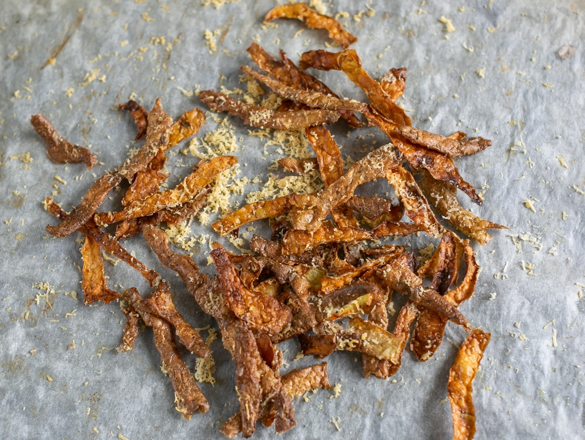 Parmesan Roasted Potato Chips