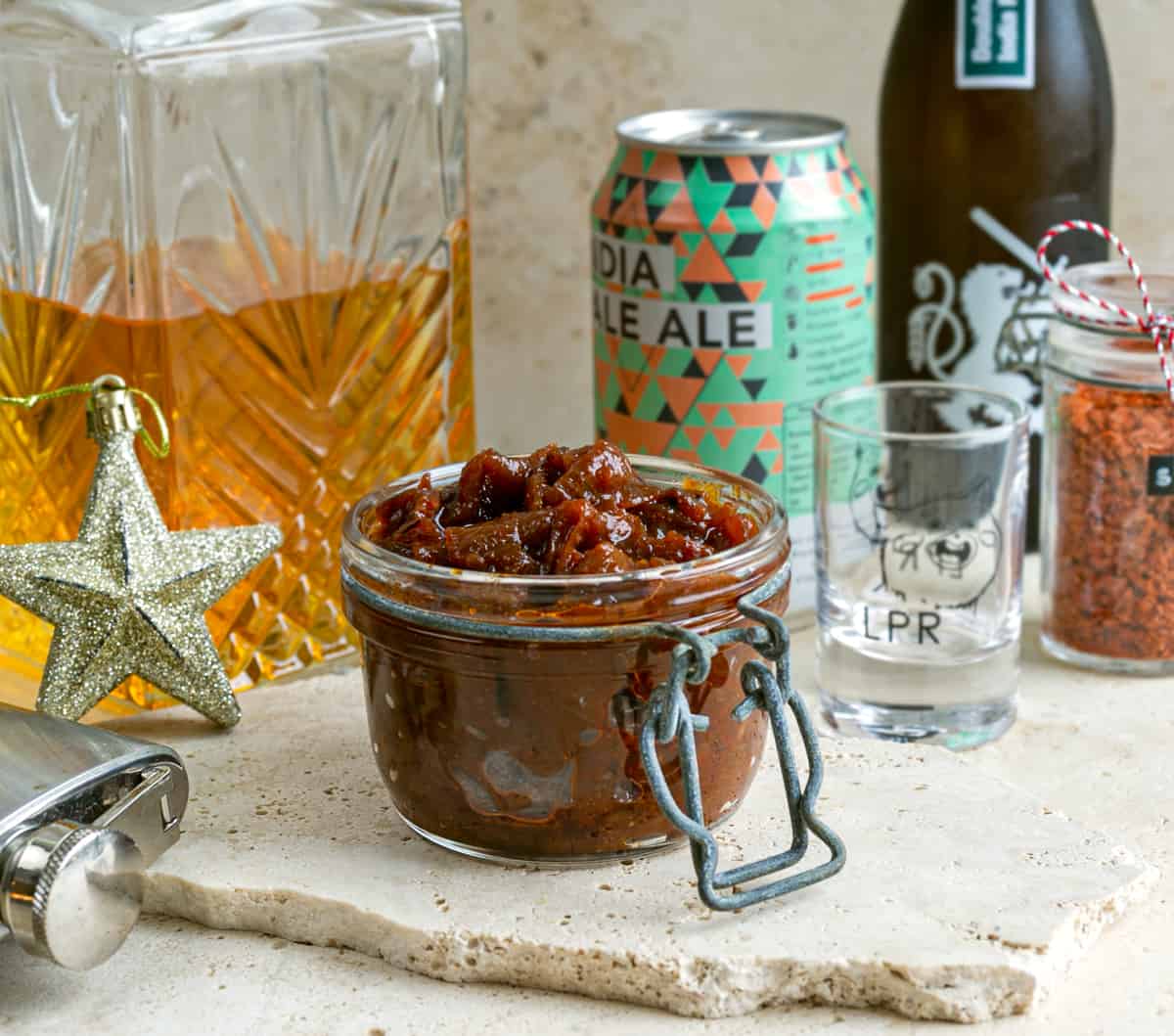 Onion Beer Whiskey Jam